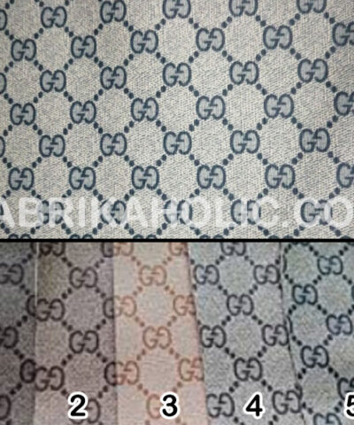 Gucci Designer Classic PU Artificial Leather Fabric (8814)