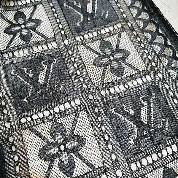 Louis Vuitton Black Lace